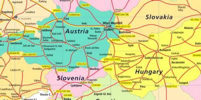 Austria rail map