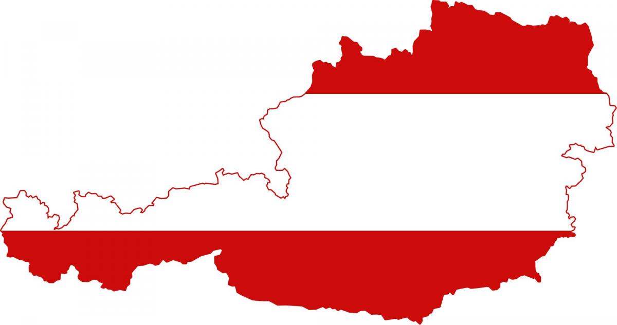 austria map flag