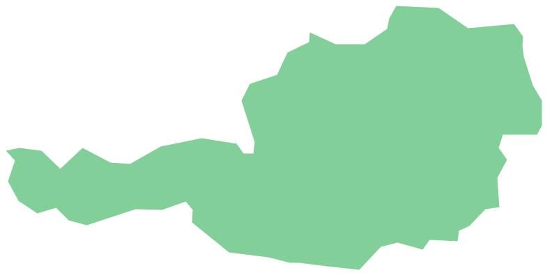 austria vector map