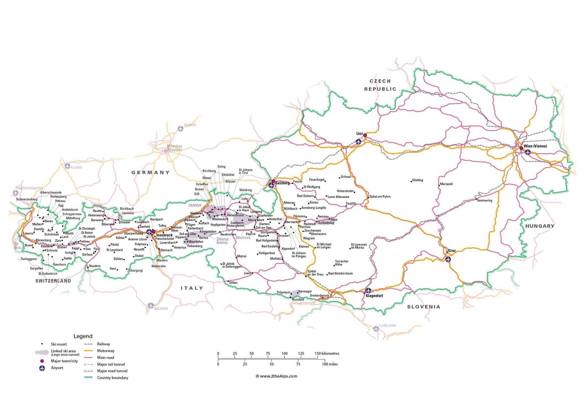 map of austria vignette