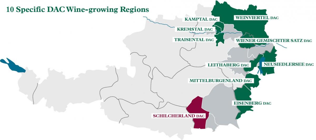 austrian wine regions map