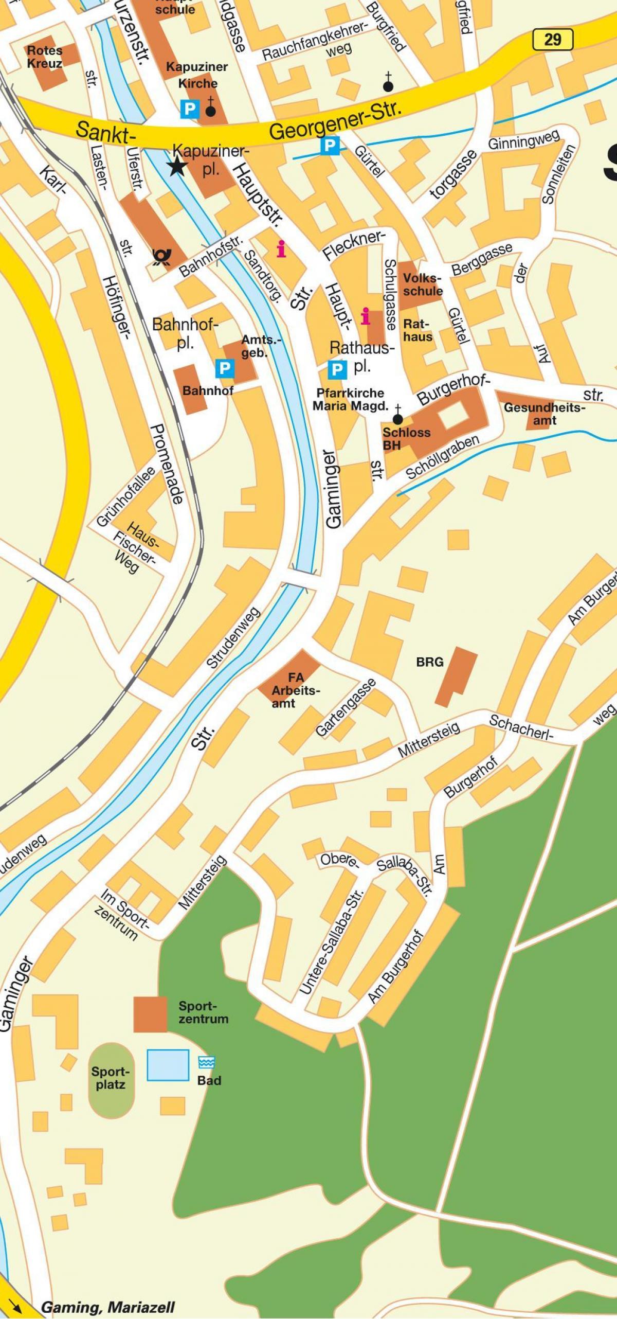 map of gaming austria