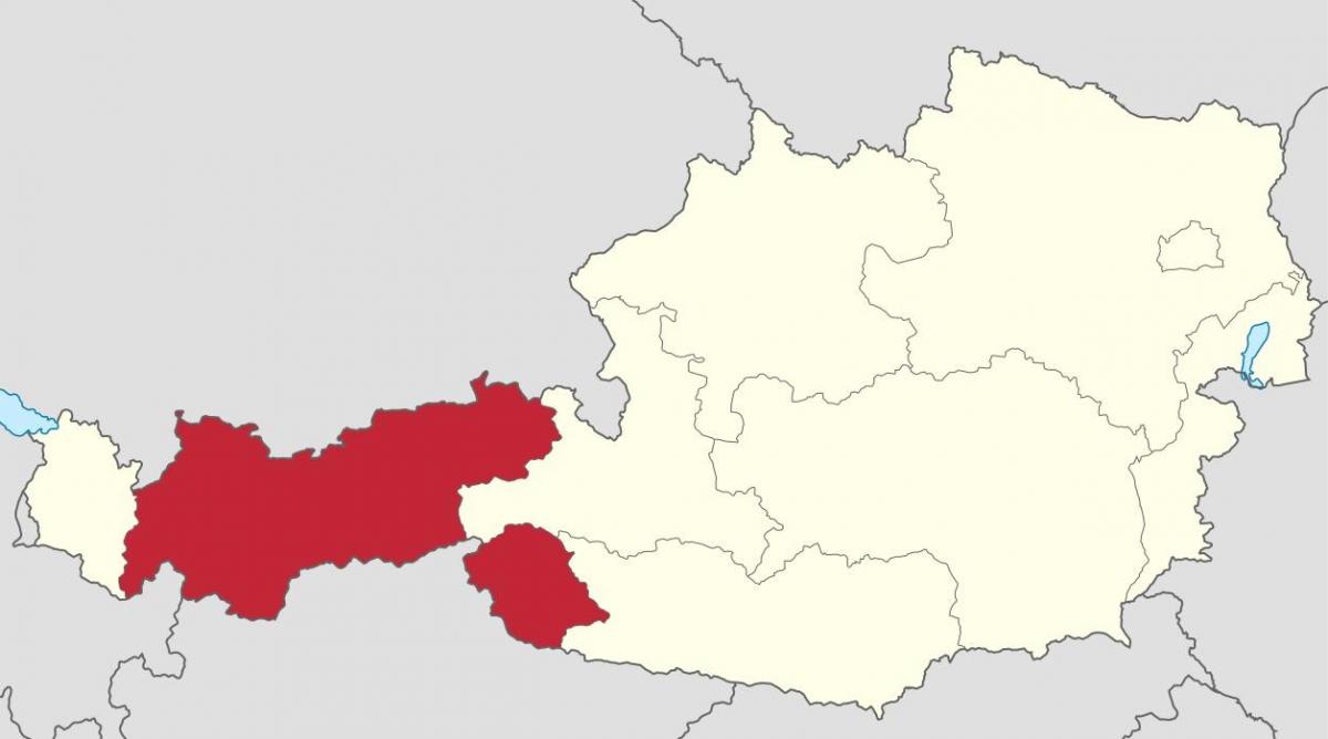 austria tyrol map