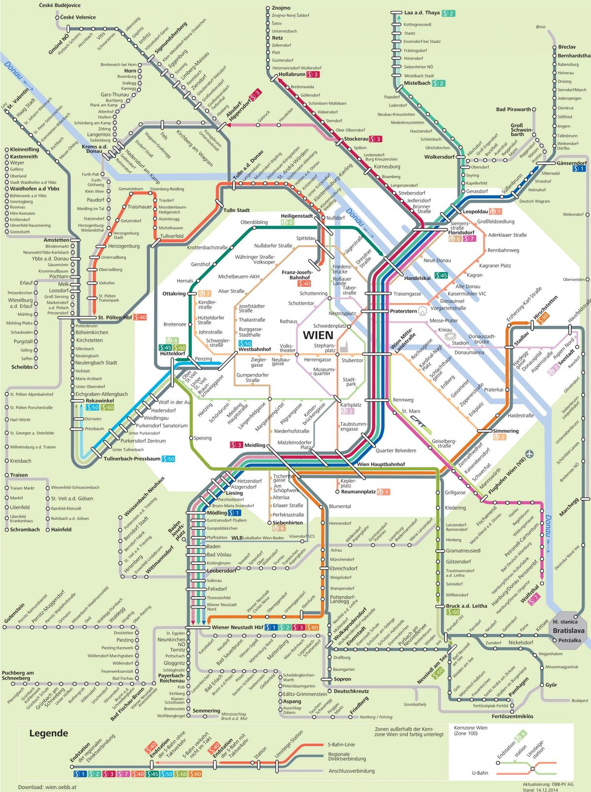 train stations in vienna austria map