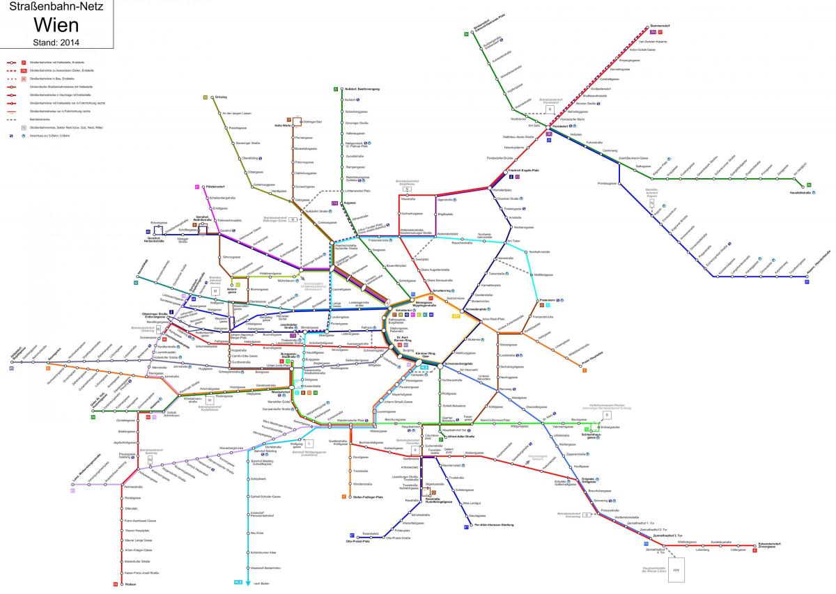 vienna austria underground map