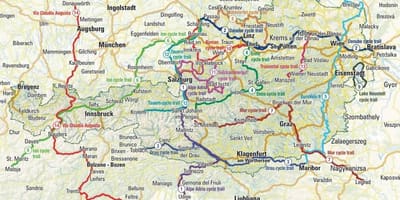 Map of austria cycling