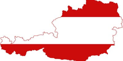Austria map flag