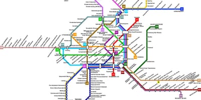 Austria subway map