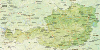 Map of bruck austria
