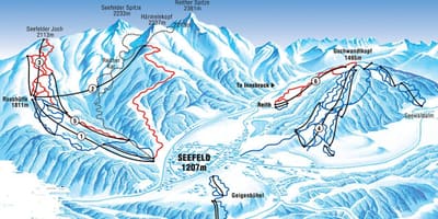 Map of  seefeld austria