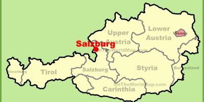 Austria salzburg map