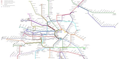 Vienna austria underground map
